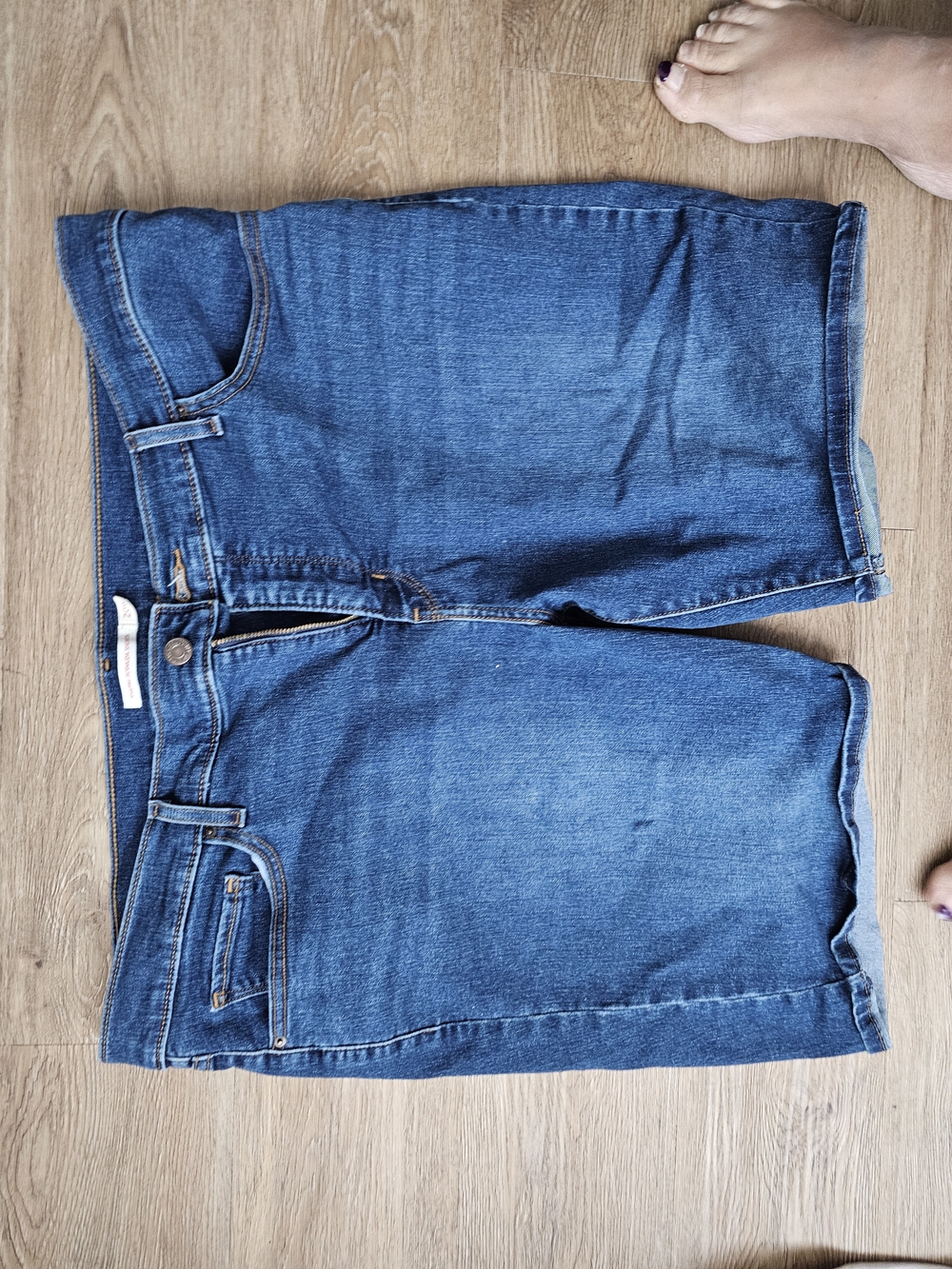 Levi's Women's Denim Bermuda Shorts - Blue